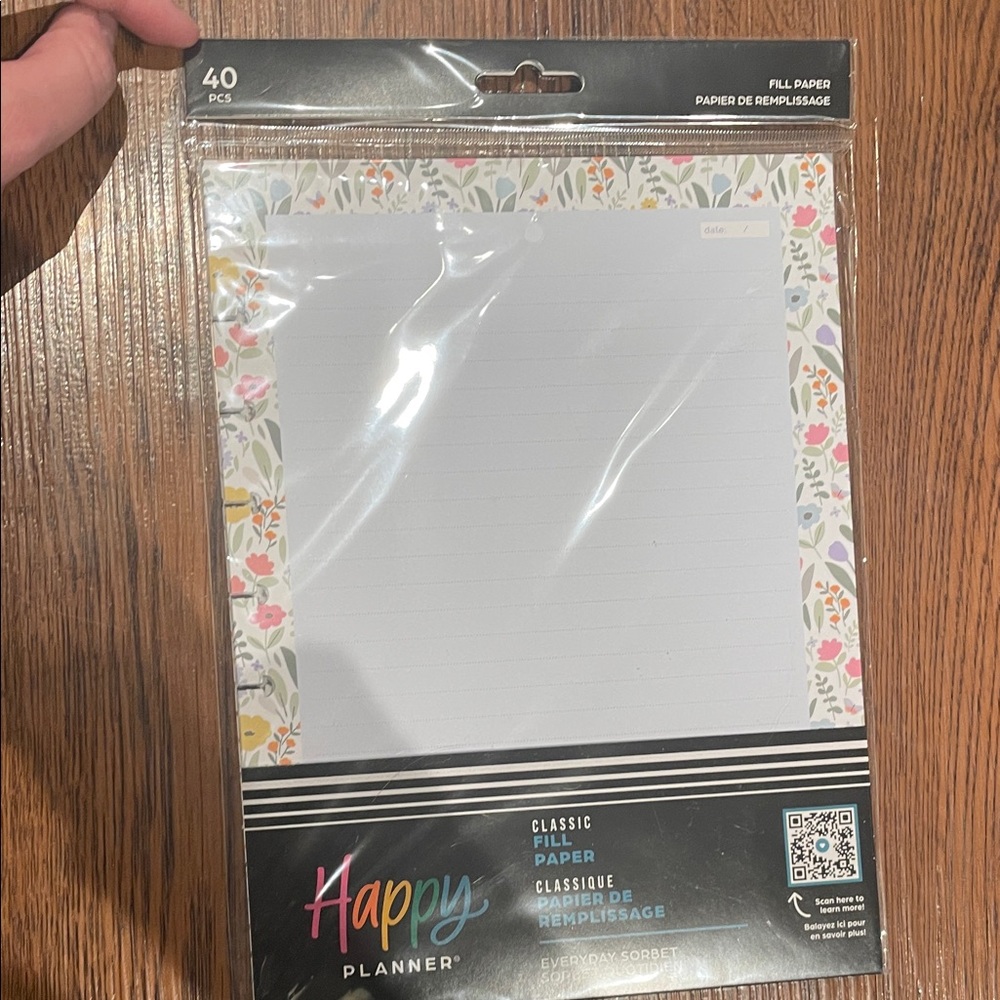 Happy Planner Floral Lined Paper Pack